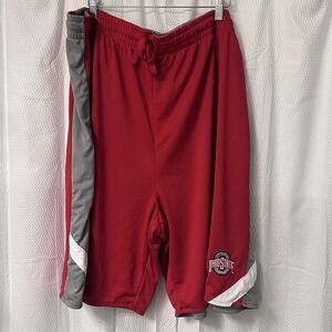 Vtg Ohio State Reversible‎ Long Basketball Shorts 3XL/4XL Performance Active EC
